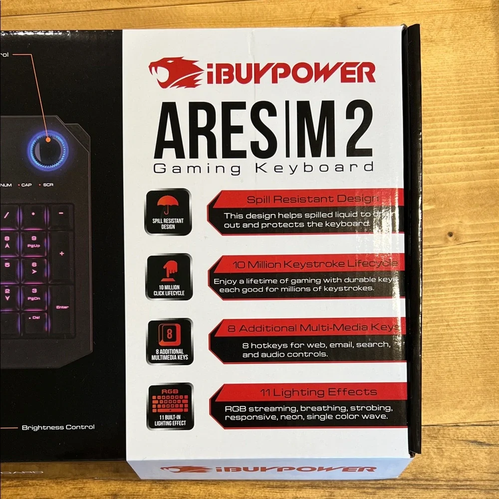 Ares M2 Gaming Keyboard - Black